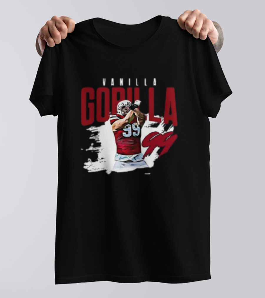 Vanilla Gorilla 99 Football Player T-Shirt