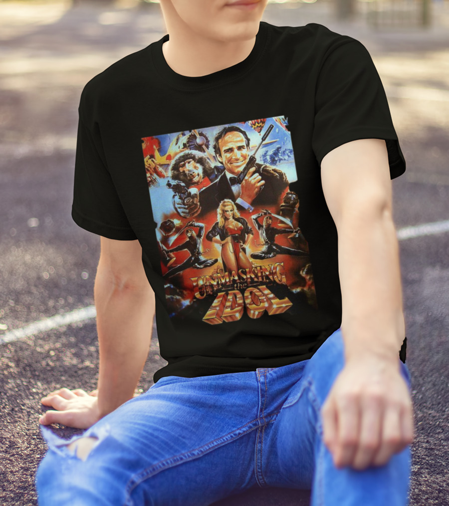 Unmasking The Idol Movie With Spy And Ninja Imagery T-Shirt