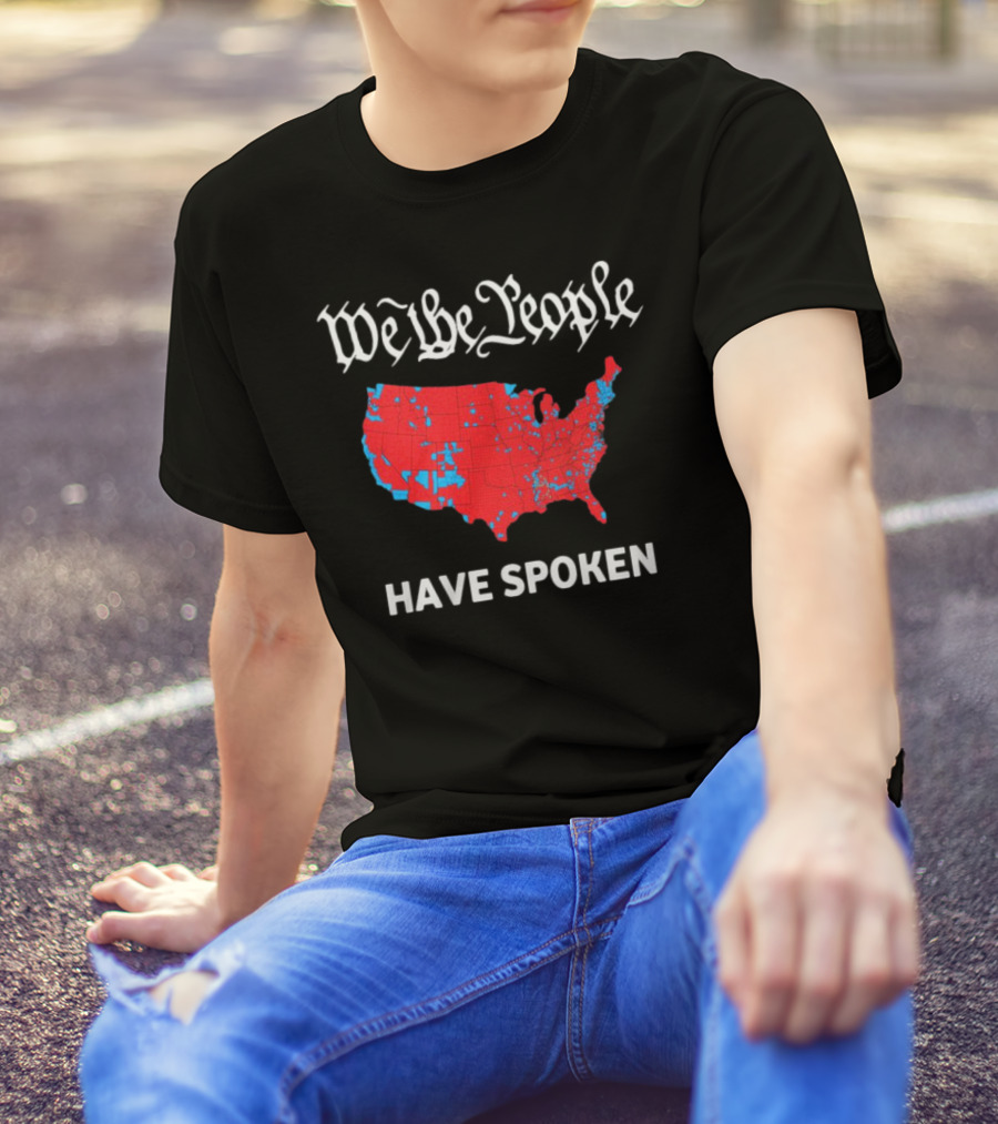 We The People Have Spoken USA Electoral Map T-Shirt