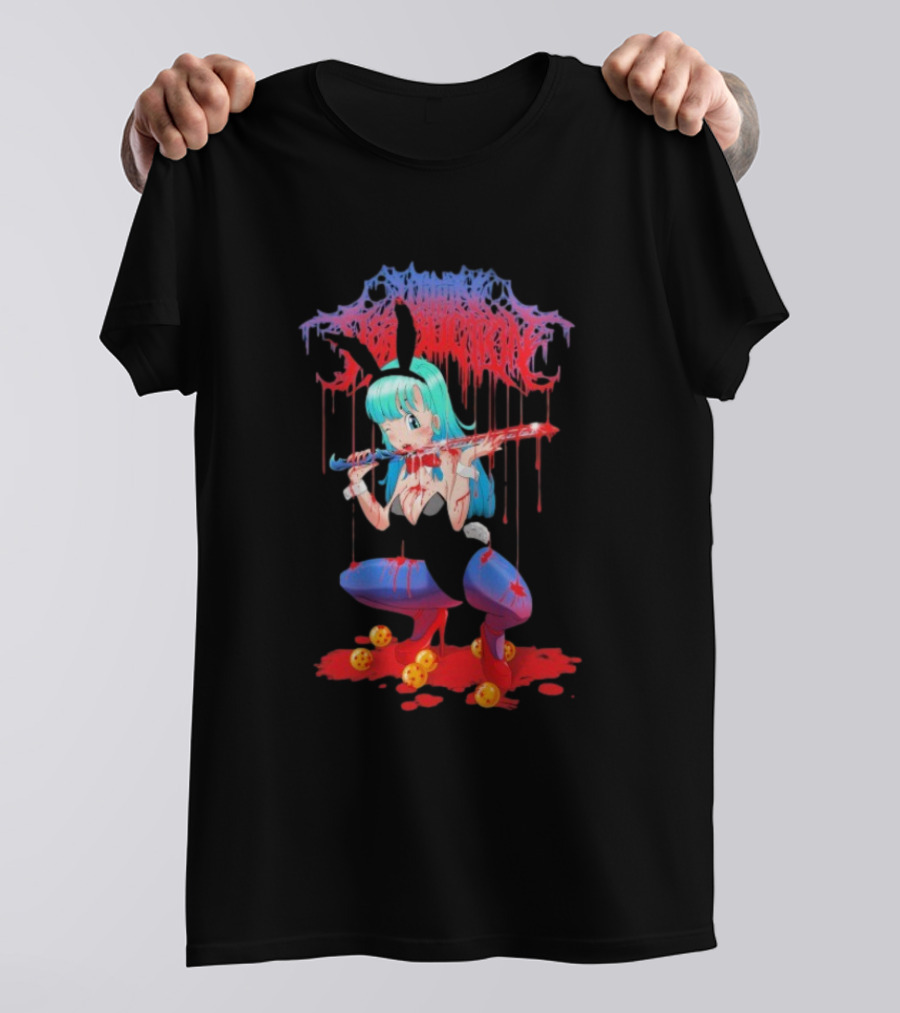 Within Destruction Blood Sword Dragon Ball Bulma With Dragon Balls T-Shirt