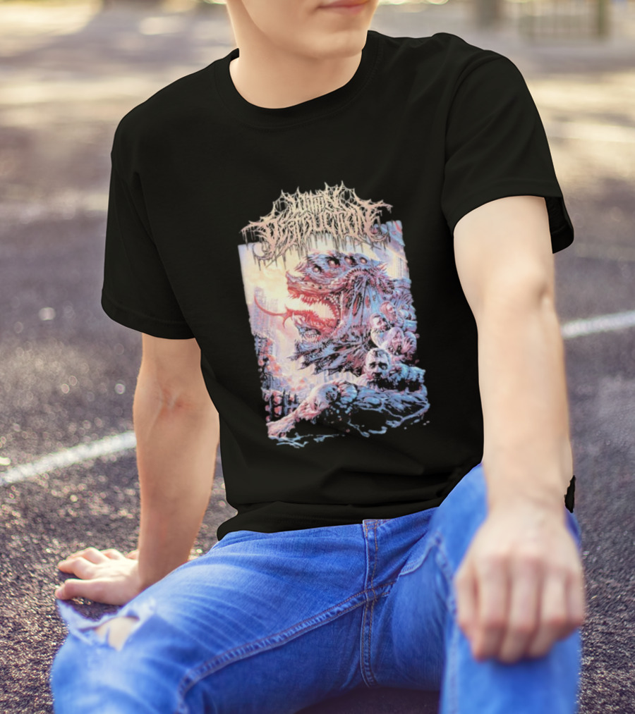 Within Destruction Deathwish Monster Art With Gory Details T-Shirt