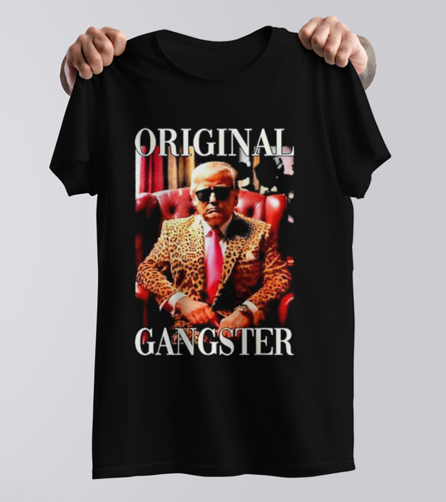 Tammie McDonald Original Gangster Leopard Suit And Sunglasses T-Shirt