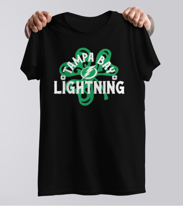 Tampa Bay Lightning St. Patrick’s Day Shamrock T-Shirt