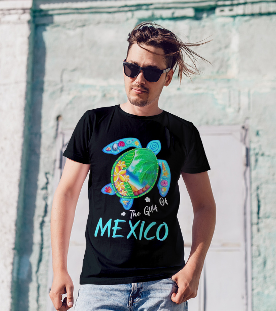 The Gulf Of Mexico Turtle Summer Beach Souvenir T-Shirt