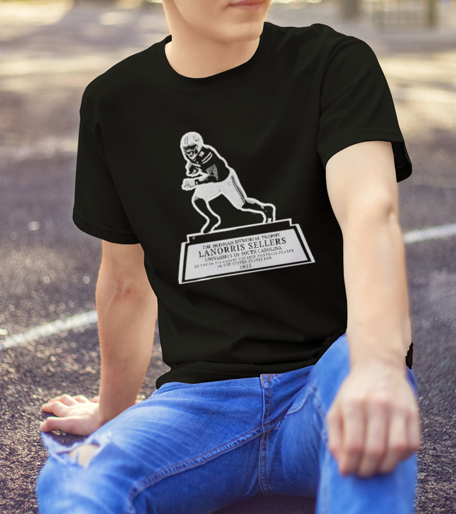 The Heisman Memorial Trophy Lanorris Sellers Football Statue T-Shirt