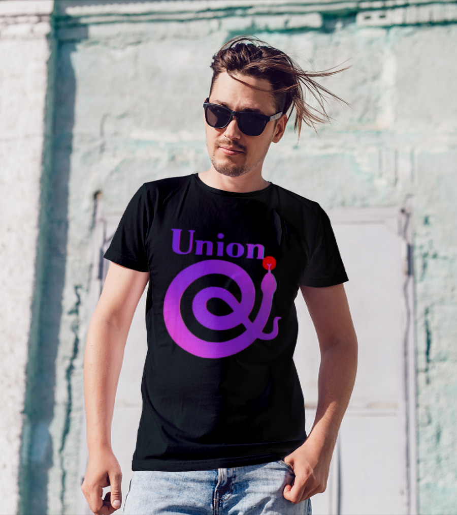 Union Snake Spiral With Red Tongue T-Shirt