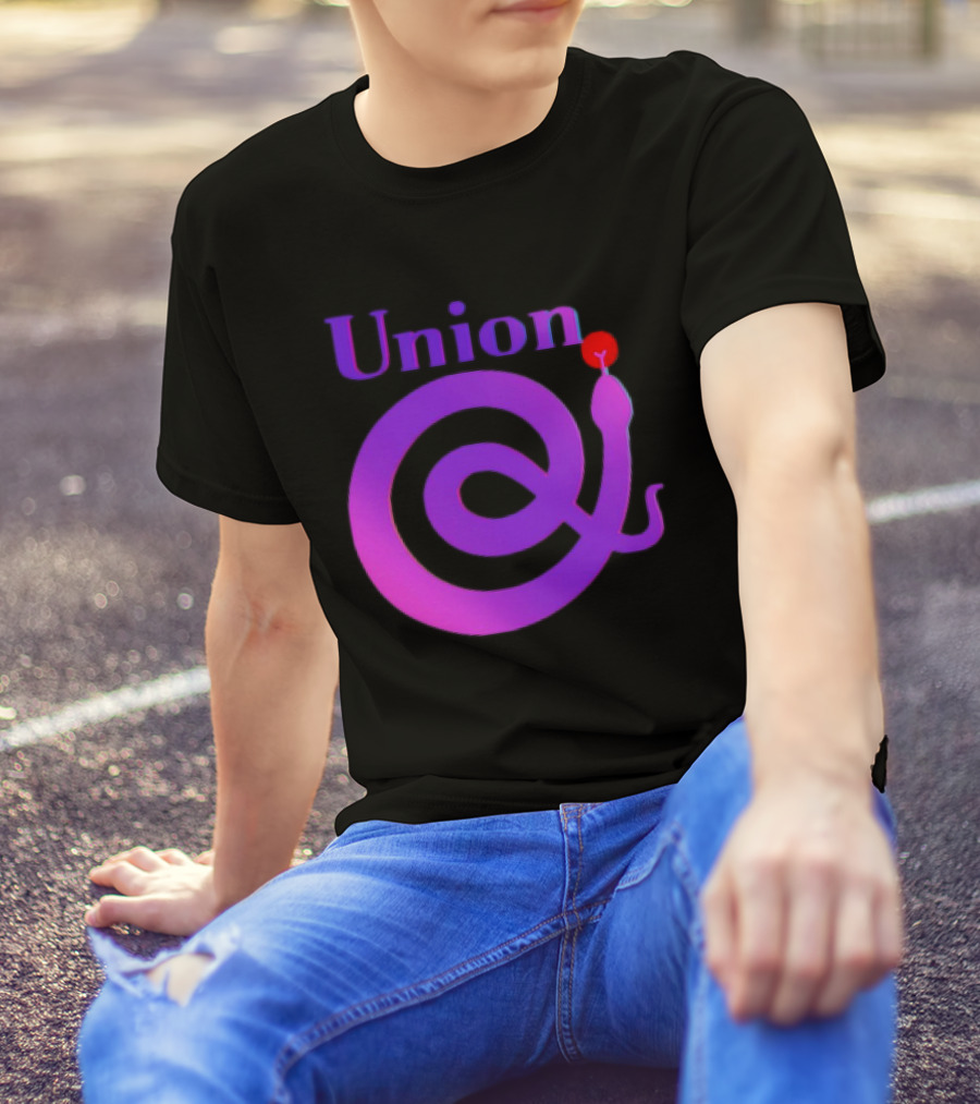 Union Snake Spiral With Red Tongue T-Shirt