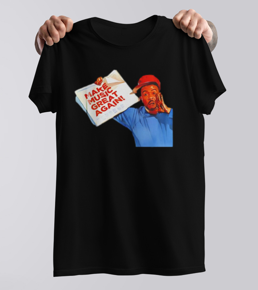 Timbo Land Make Music Great Again Newspaper Character T-Shirt