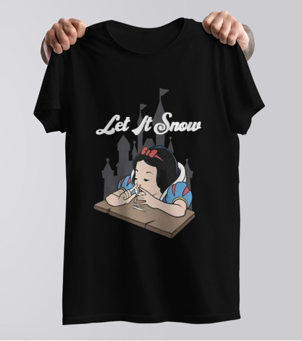 Unethical Threads Let It Snow Castle Scene T-Shirt