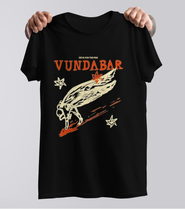 Vundabar Devil For The Fire Winged Creature And Stars T-Shirt