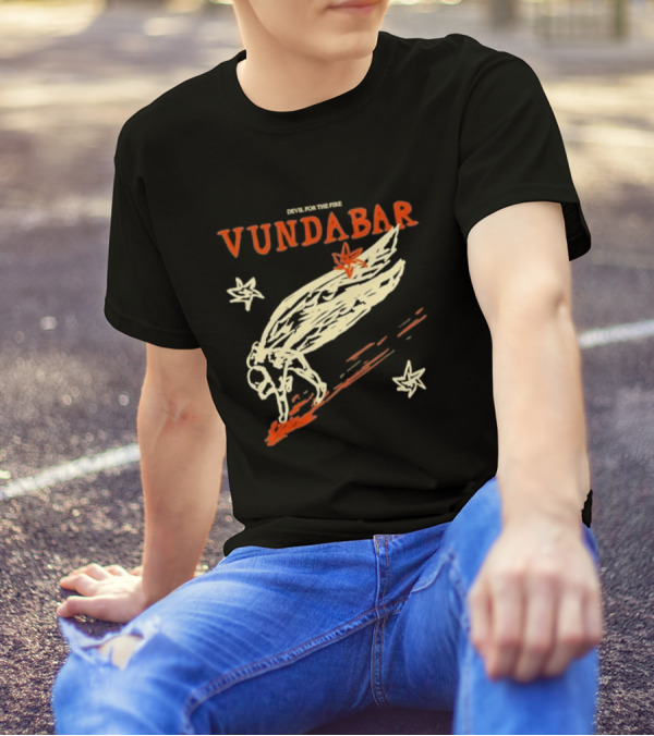 Vundabar Devil For The Fire Winged Creature And Stars T-Shirt