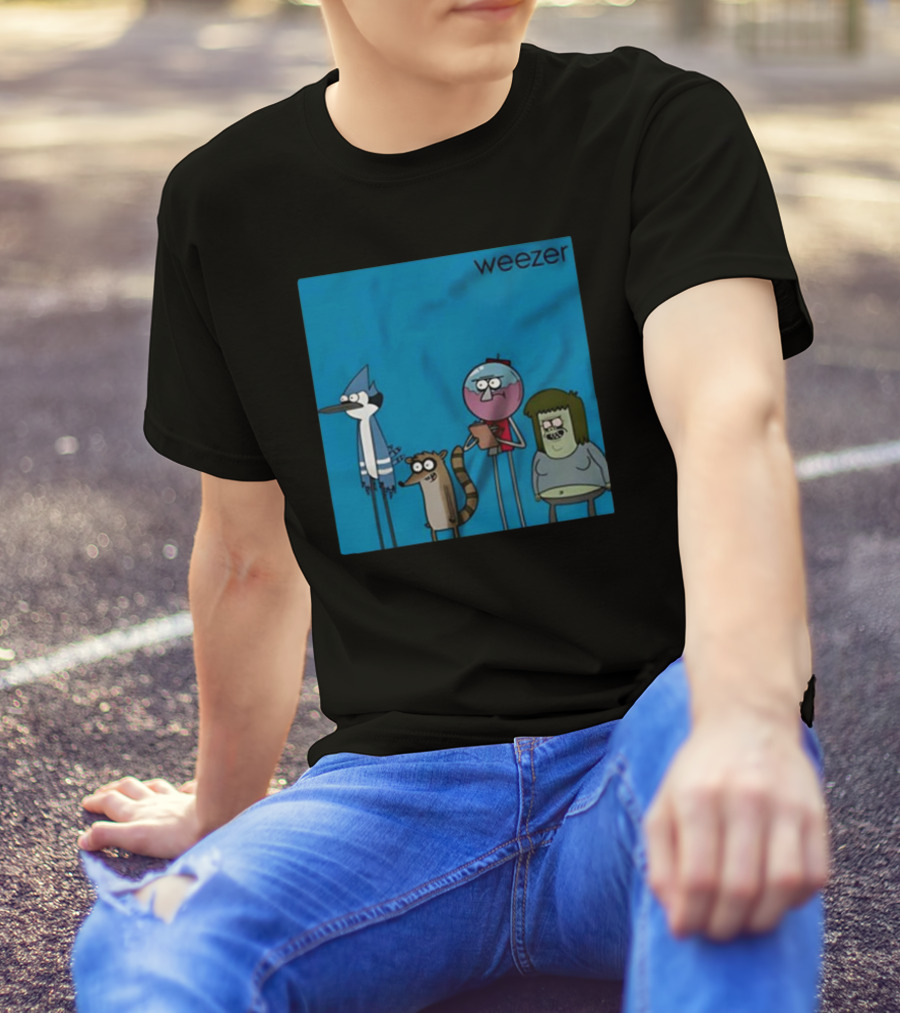Weezer Mordecai And The Rigbys The Regular Show Vintage T-Shirt