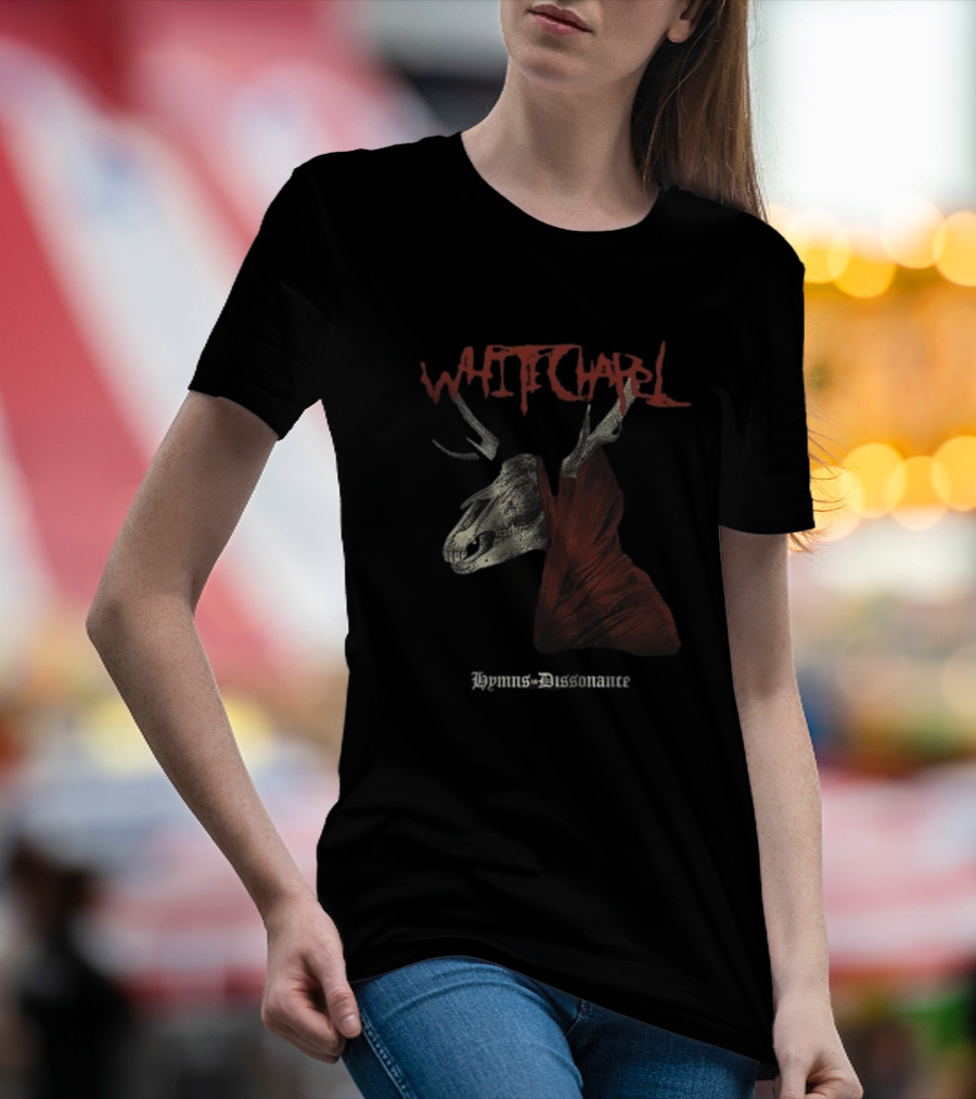 Whitechapel Hymns Dissonance Hooded Skull T-Shirt
