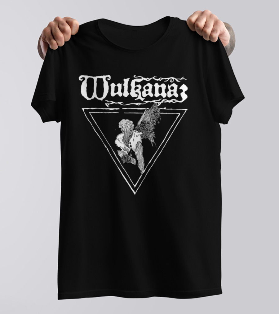 Wulkanaz Angel Triangle Graphic T-Shirt