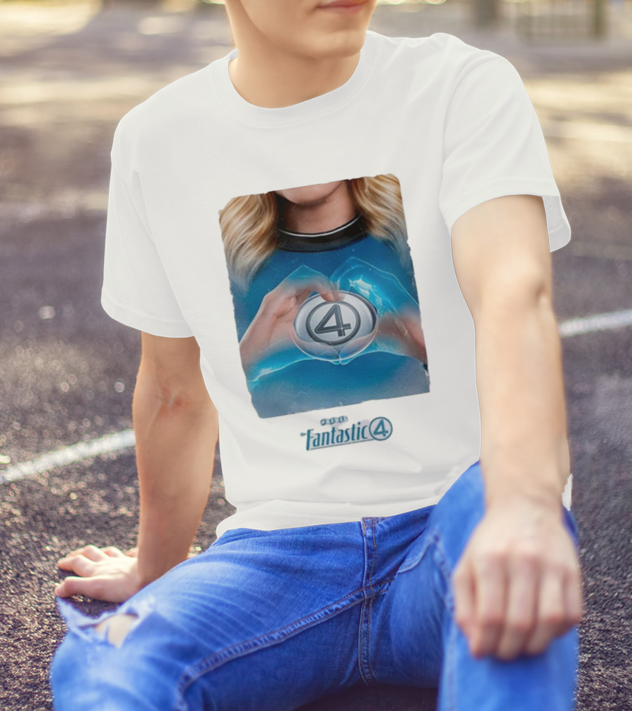Invisible Woman Marvel Studios Fantastic 4 Emblem T-Shirt