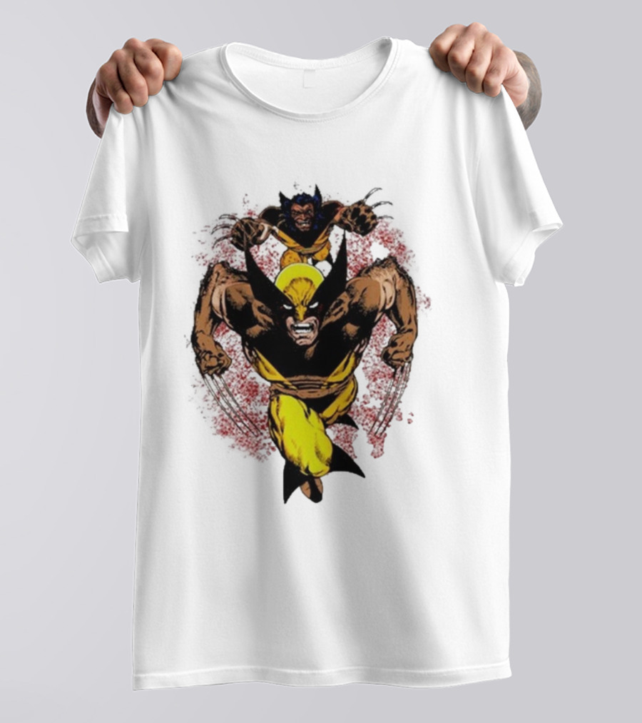 2025 Wolverine And Sabretooth Marvel Ashtro Logan T-Shirt