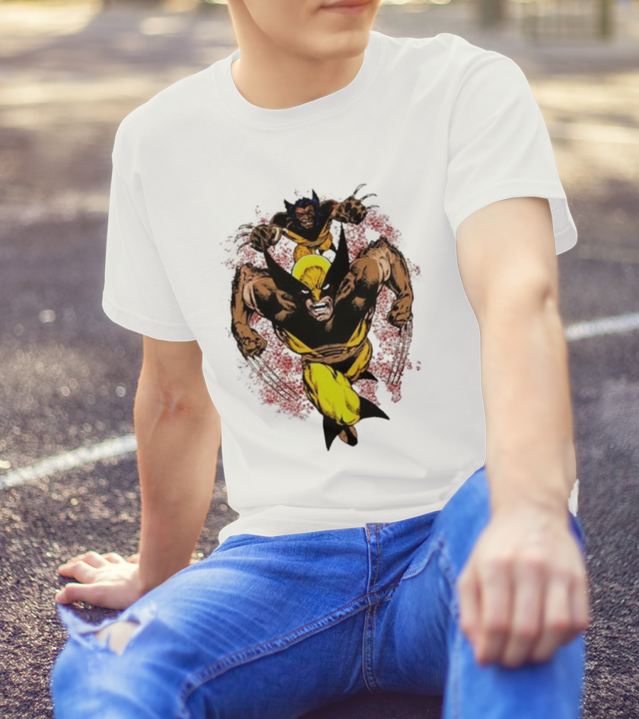 2025 Wolverine And Sabretooth Marvel Ashtro Logan T-Shirt