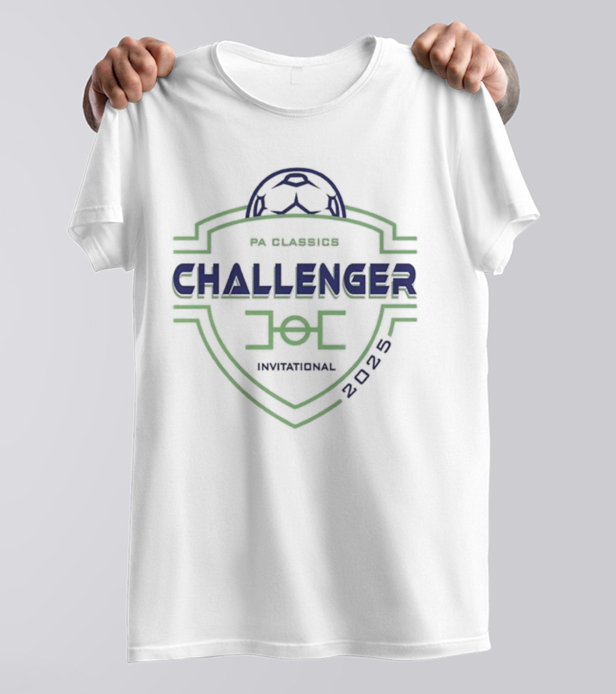 PA Classics Challenger Invitational 2025 Soccer Badge T-Shirt