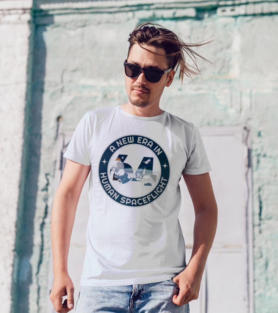 A New Era In Human Spaceflight 64 Astronaut Moon Exploration T-Shirt