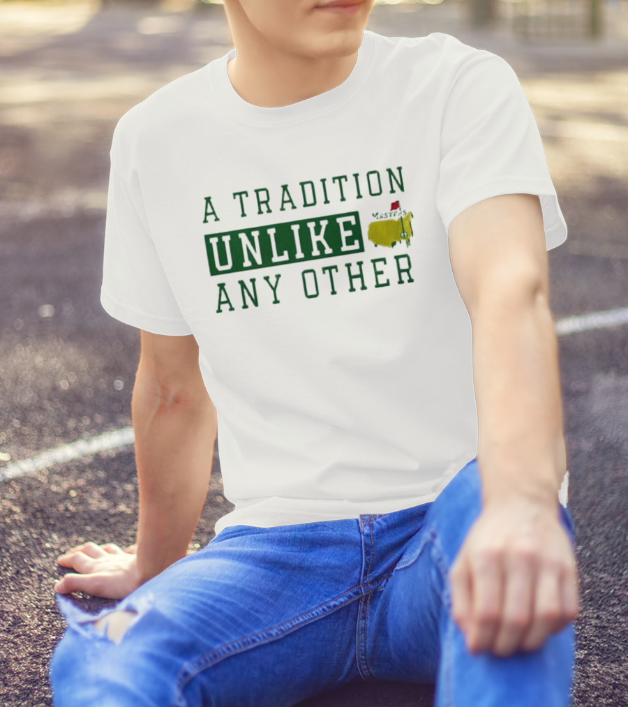 A Tradition Unlike Any Other Masters Golf Tournament Map Symbol T-Shirt