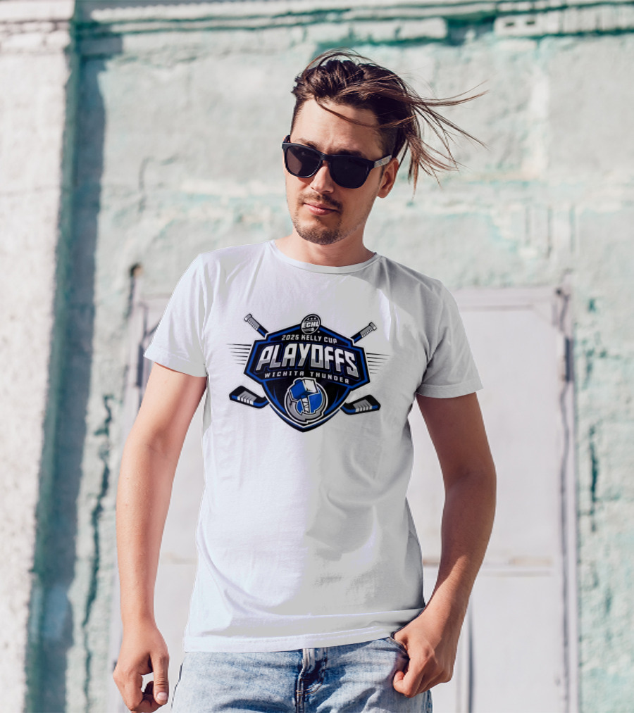 ECHL 2025 Kelly Cup Playoff Wichita Thunder T-Shirt