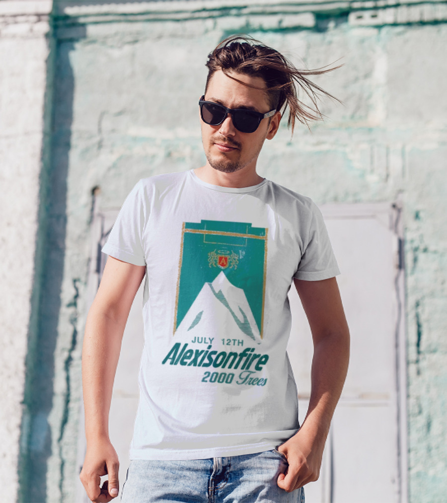 Allotment Trees X Alexisonfire July 12th 2005 Tour T-Shirt