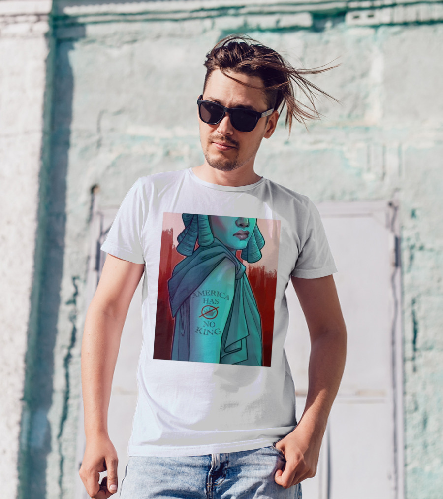 America Has No King Lady Liberty 2025 T-Shirt