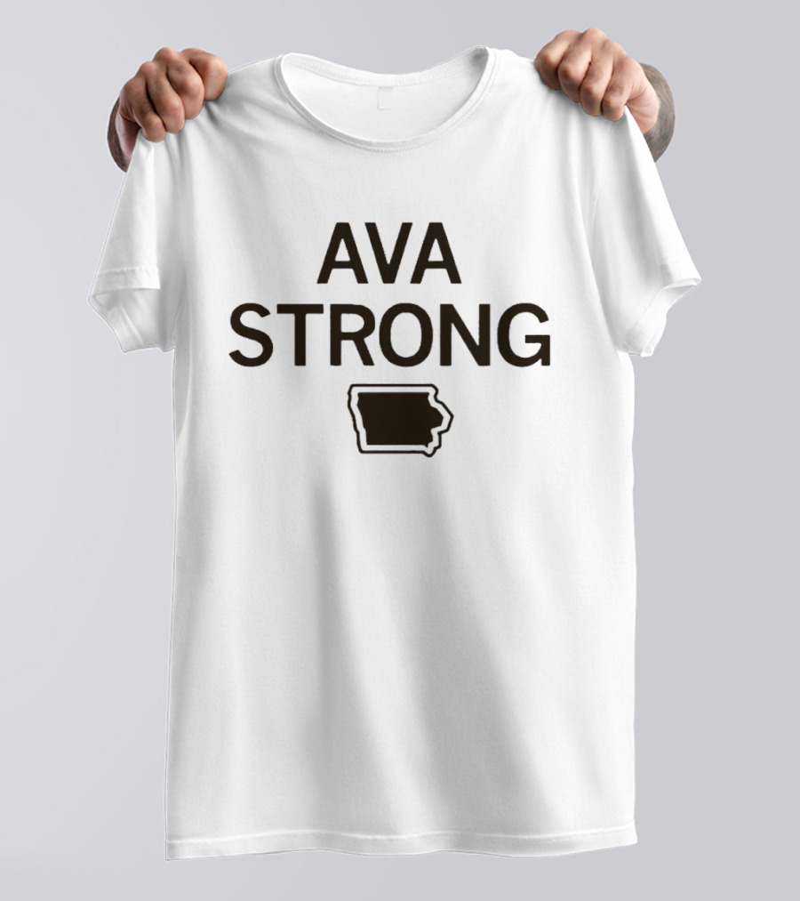 Ava Strong Iowa Outline T-Shirt