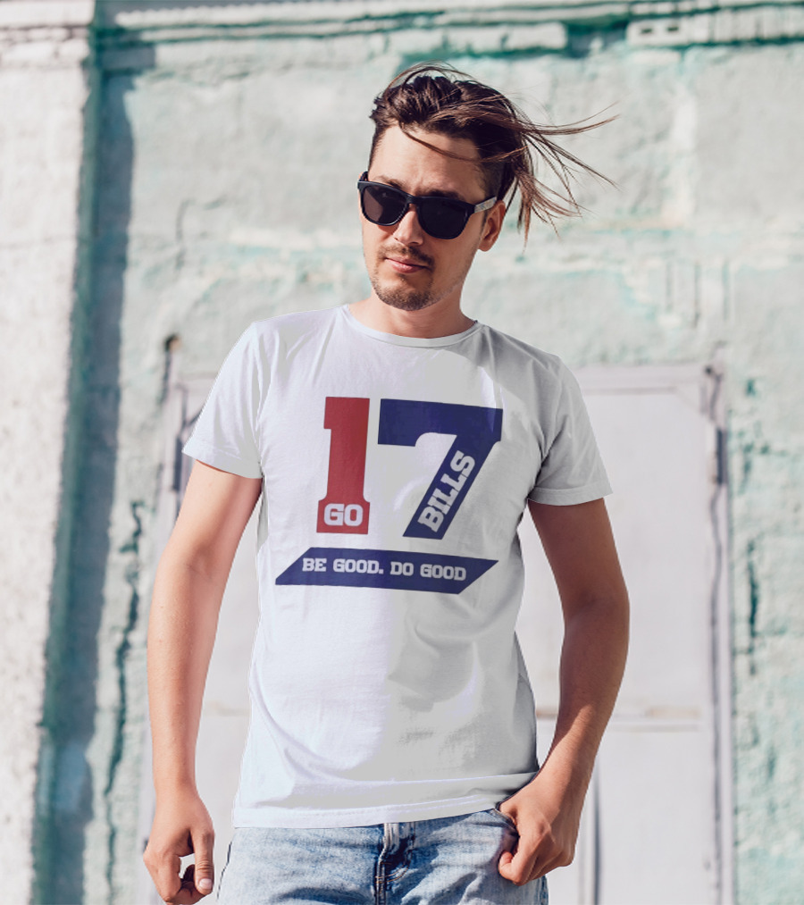 Awesome Josh Allen MVP Go Bills 17 Be Good Do Good God Bless T-Shirt