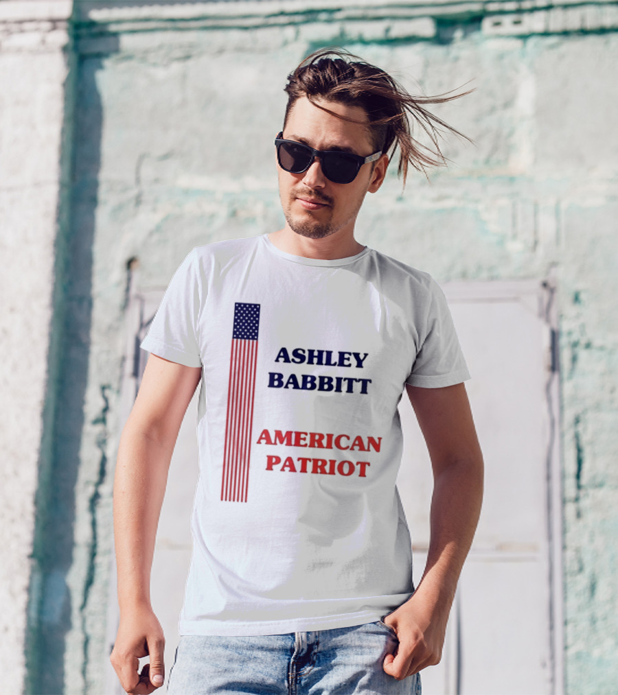 Ashley Babbitt American Patriot Flag Stripe Stars T-Shirt