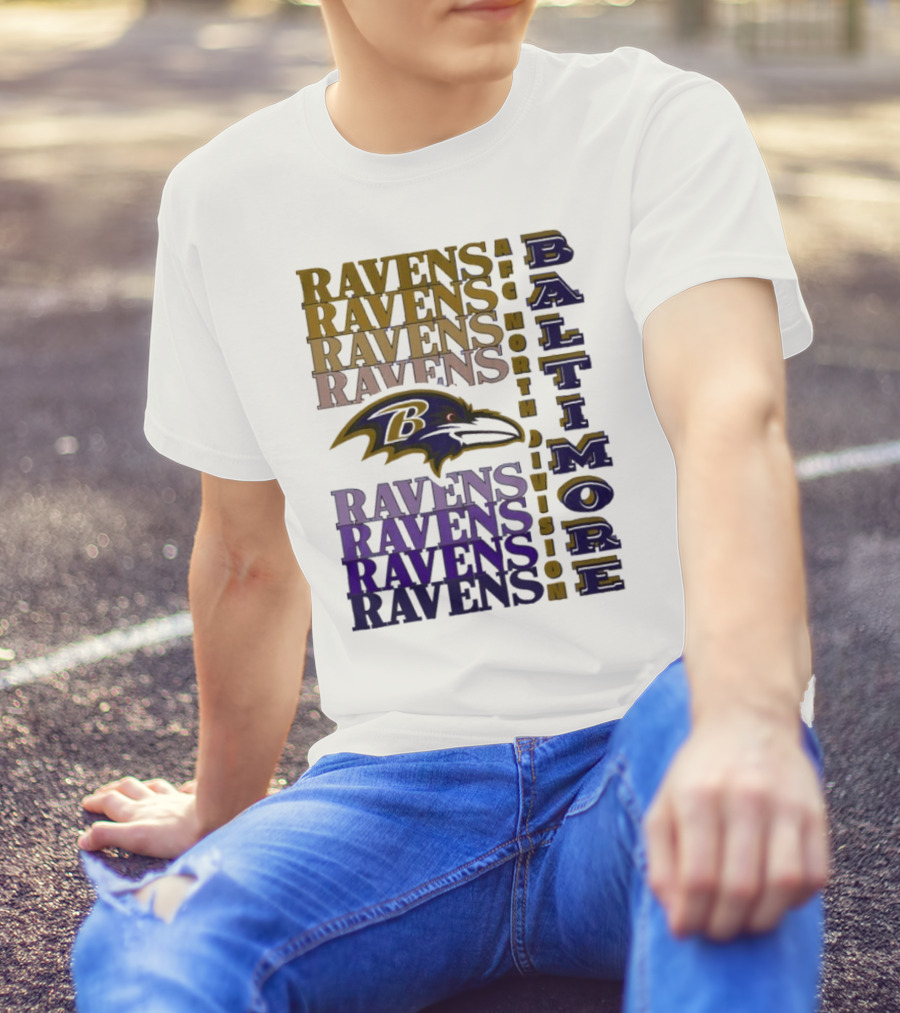 Baltimore Ravens AFC North Division Baltimore Ravens Ravens Ravens Ravens Ravens T-Shirt