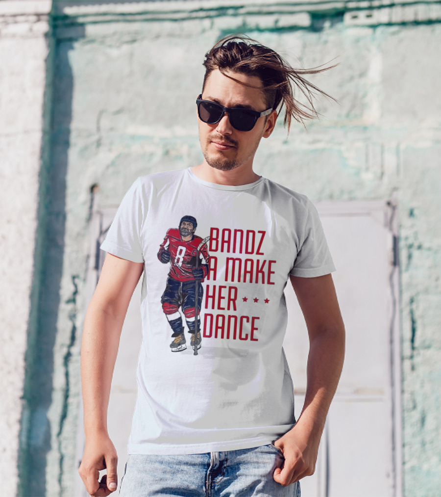 Bandz A Make Her Dance Ice Hockey 8 Stars T-Shirt