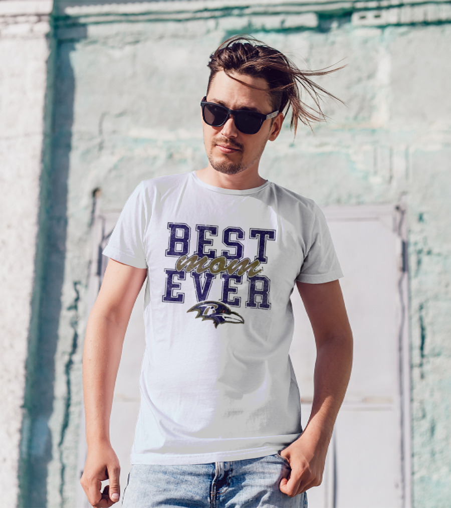 Best Mom Ever Baltimore Ravens T-Shirt