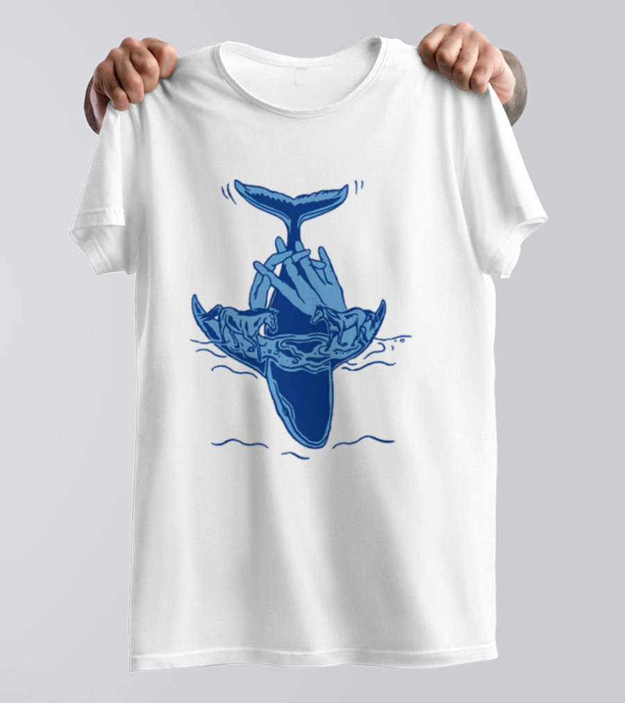 Billie Marten Whale With Hands And Horses T-Shirt