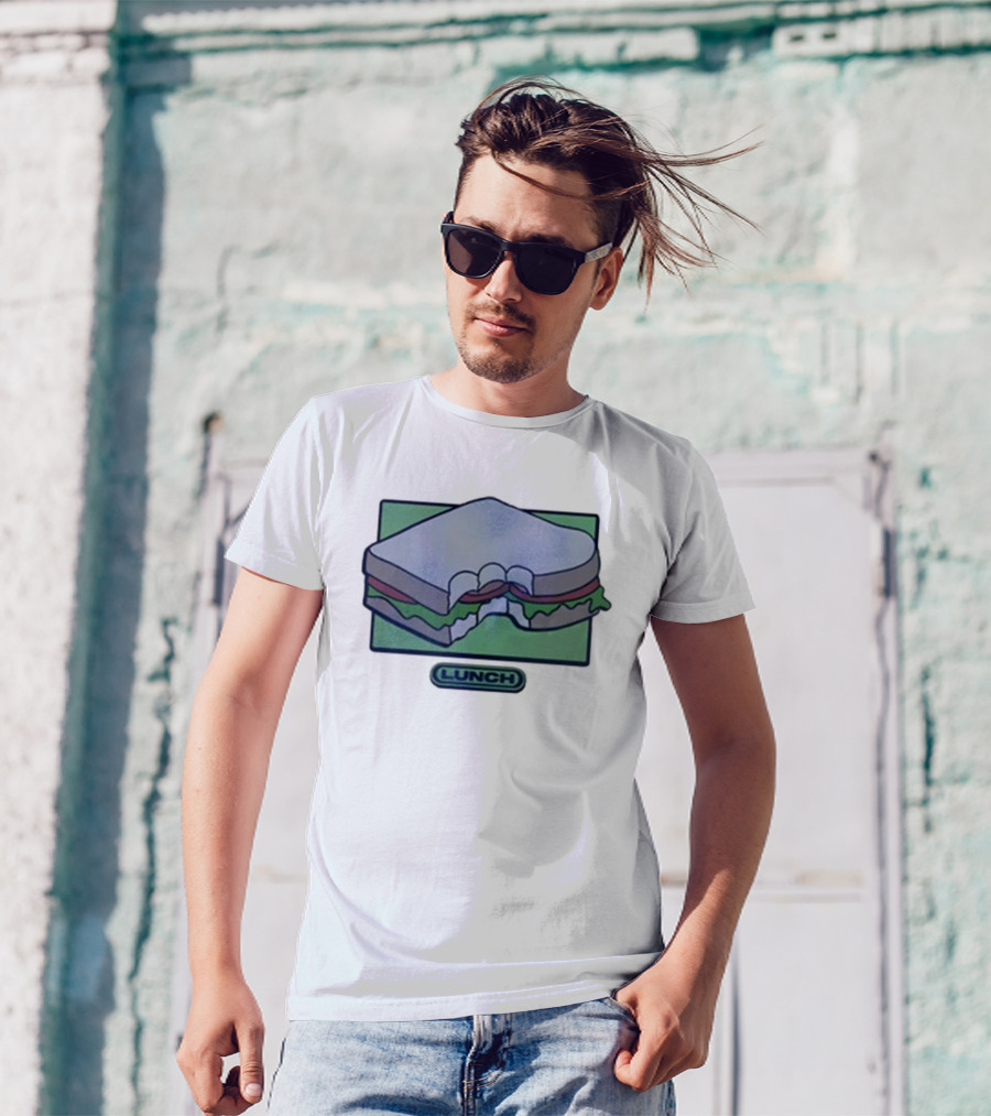 Billie X Lost Love Blue Lunch Sandwich Icon With Bite T-Shirt