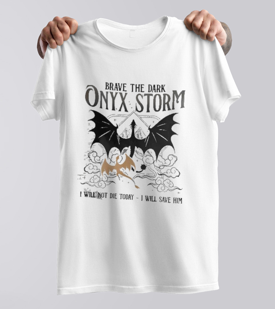 Onyx Storm Batwing Adventure With Mythical Clouds T-Shirt