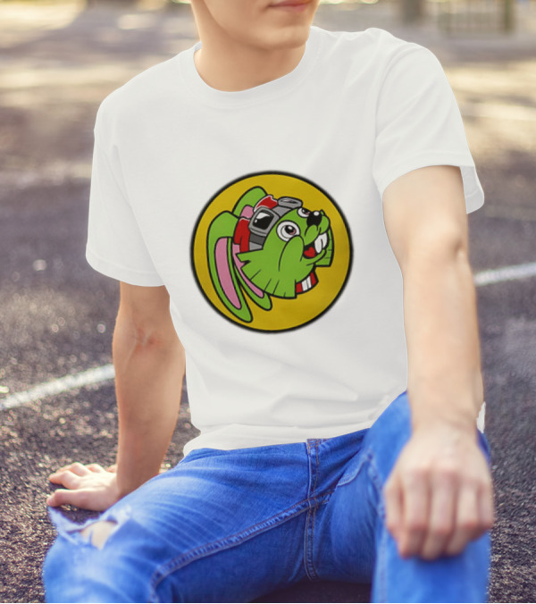 Bucky O’Hare Buc-ee’s Collaboration Featuring Iconic Green Rabbit With Goggles T-Shirt