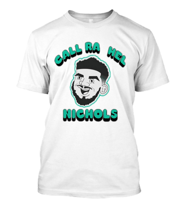 Call Rachel Nichols Cartoon Face With Beard T-Shirt
