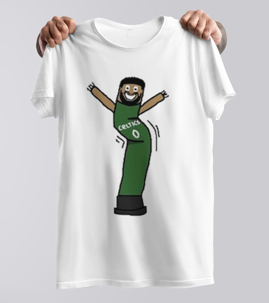 Celtics Jayson Tatum Inflate-Tum Cartoon T-Shirt
