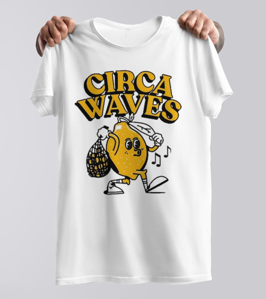 Circa Waves Leroy The Lemon Running Cartoon T-Shirt