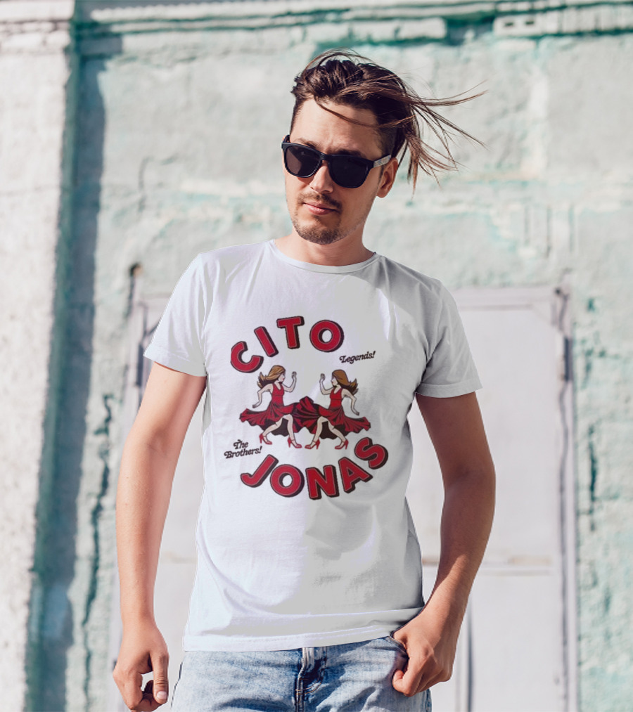 Cito Jonas Legends The Brothers Dancing Twins T-Shirt