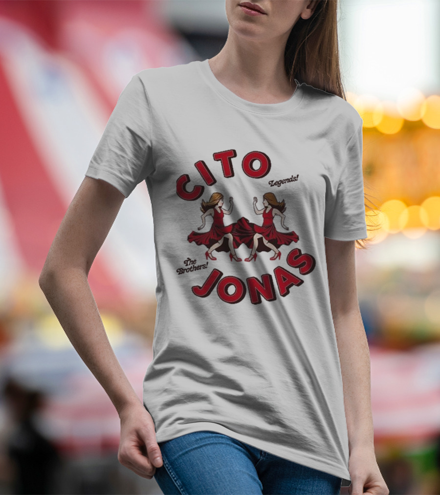 Cito Jonas Legends The Brothers Dancing Twins T-Shirt