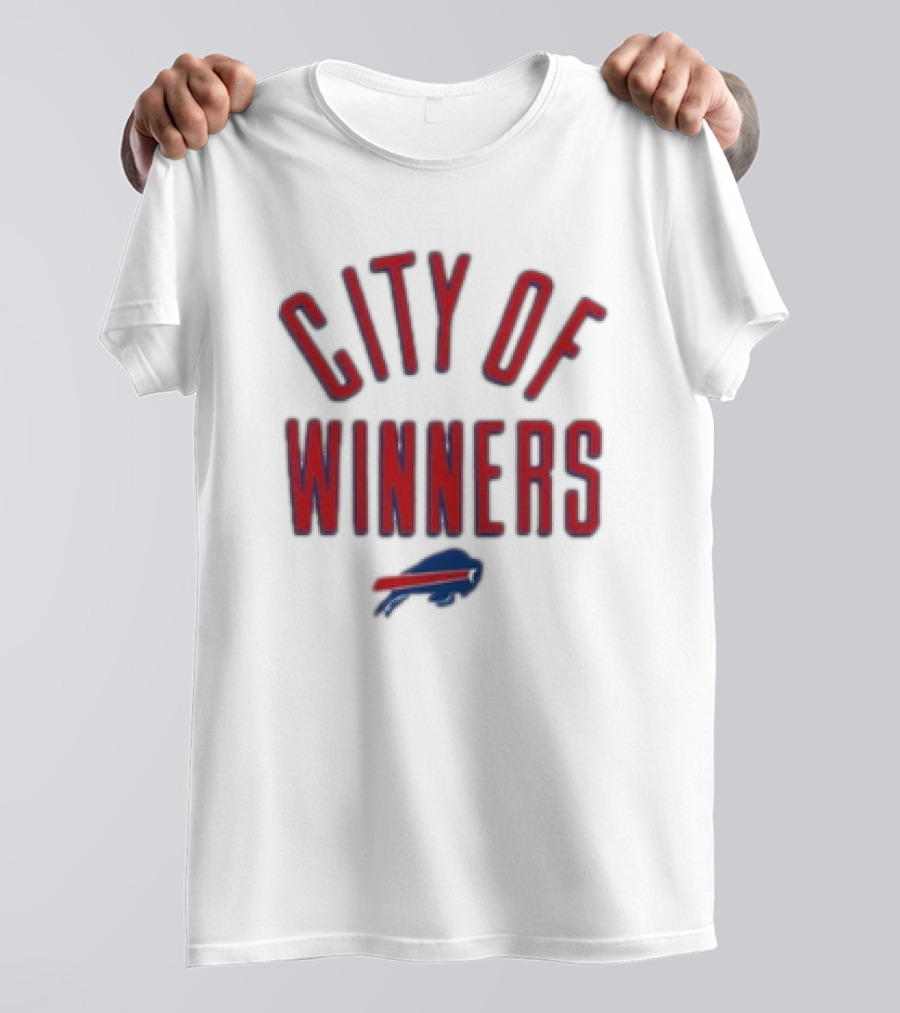 City Of Winners Buffalo Bills Football Team Merchandise T-Shirt