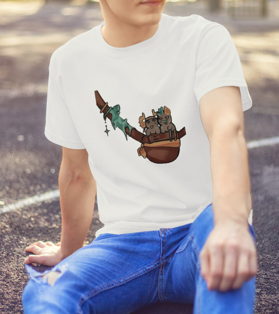 Coilpunk Steam Coil Phighting In A Bag Wizard Staff Adventure T-Shirt