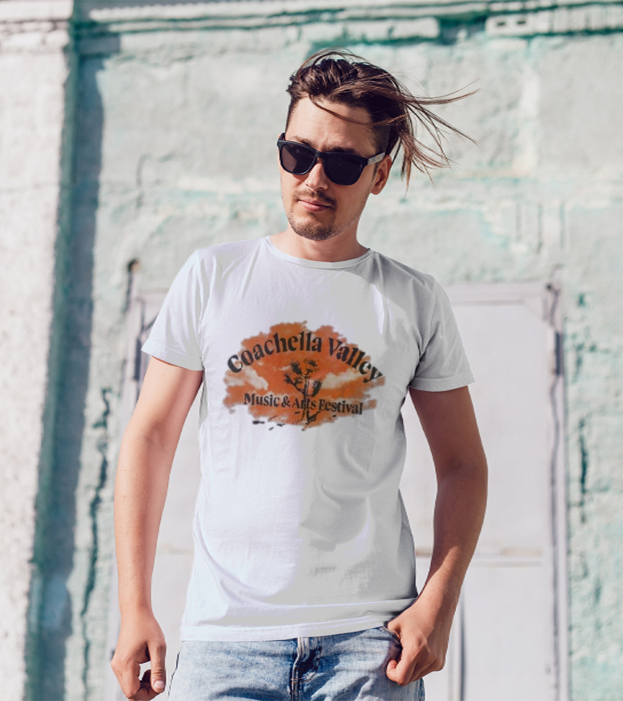 Coachella Valley Music And Arts Festival Yucca Brevifolia Clouds 2025 T-Shirt