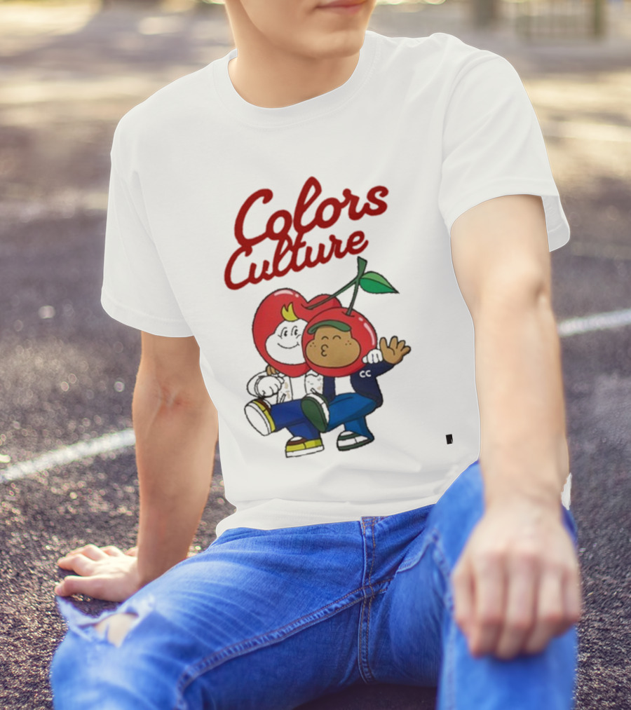 Colors Culture Chubby And Friends Cherry Head Graphic T-Shirt