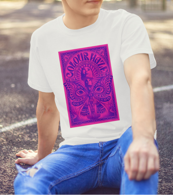 Colour Haze Vera Groningen Netherlands Feb 20 2025 Josiah The Rubber Snake Charmers T-Shirt