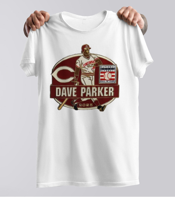 Dave Parker Cincinnati Reds National Baseball Hall Of Fame 2025 Collector’s T-Shirt