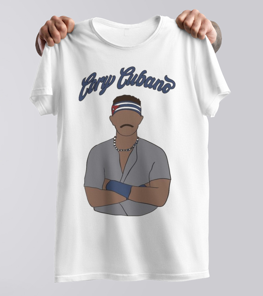 Cory Cubano Stylized Illustration With Headband And Necklace T-Shirt