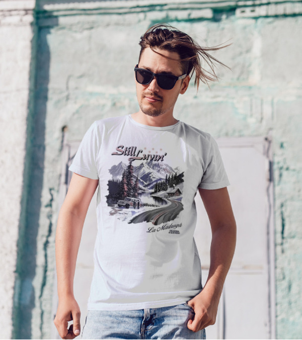 Delaossa Still Luvin Blanca Mountain Road Scene T-Shirt